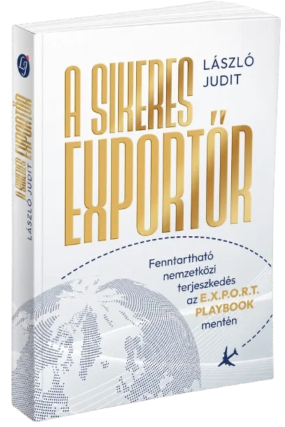A sikeres exportőr könyv az E.X.P.O.R.T. Playbook munkafüzete mellett